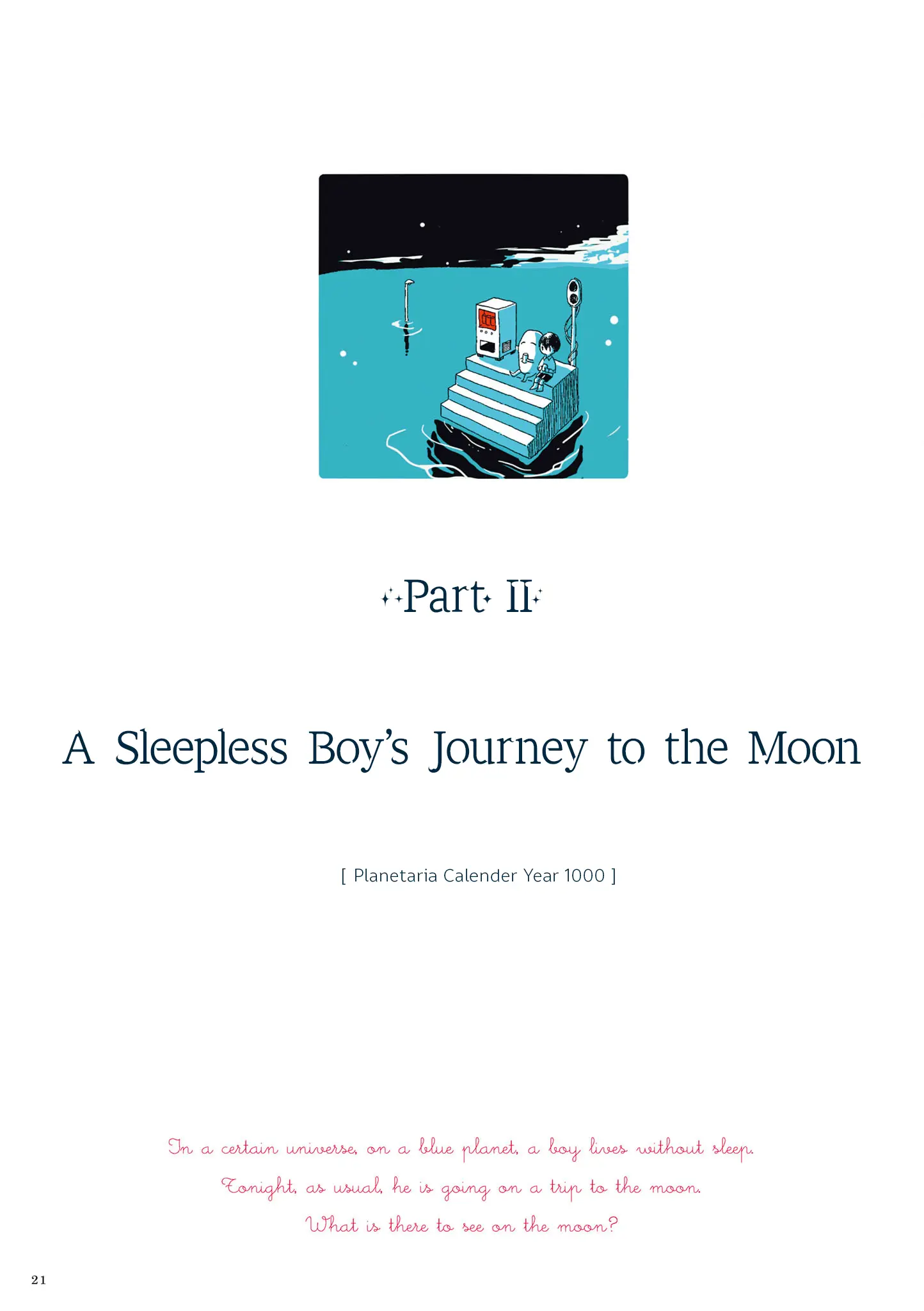 Planetarium Ghost Travel: The Collected Works Of Sakatsuki Sakana - Vol.1 Chapter 2: A Sleepless Boy's Journey To The Moon