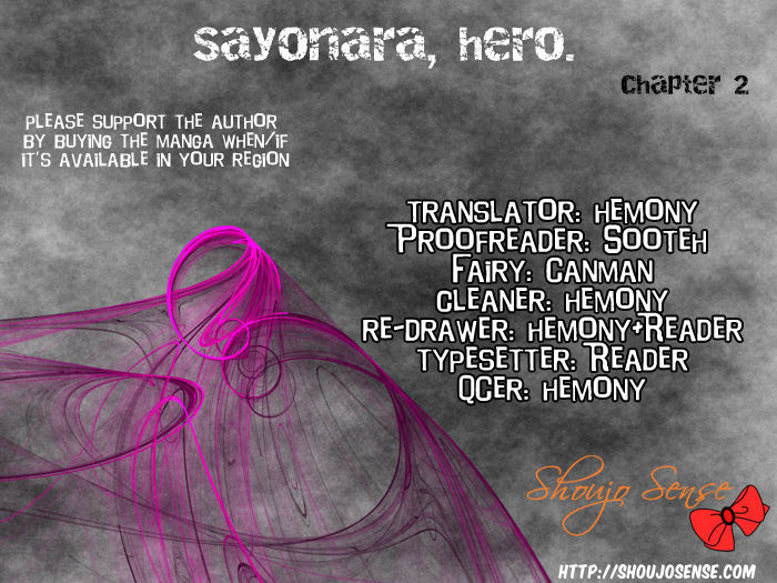 Sayonara, Hero. - Chapter 2