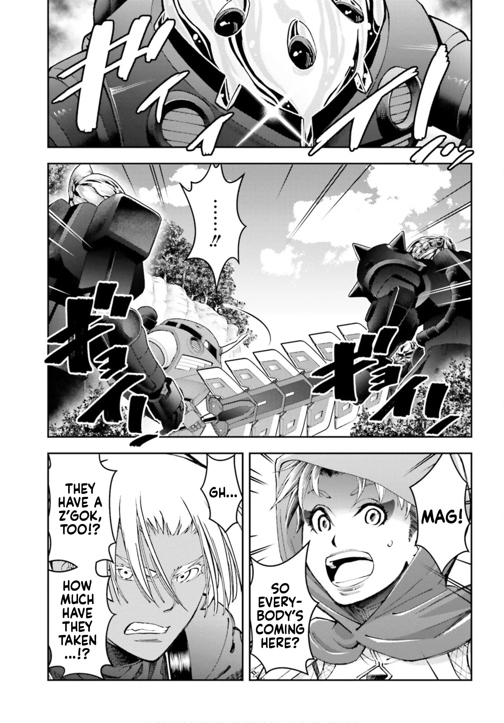 Mobile Suit Gundam: Red Giant 03Rd Ms Team - Vol.4 Chapter 20: Clashing Swords