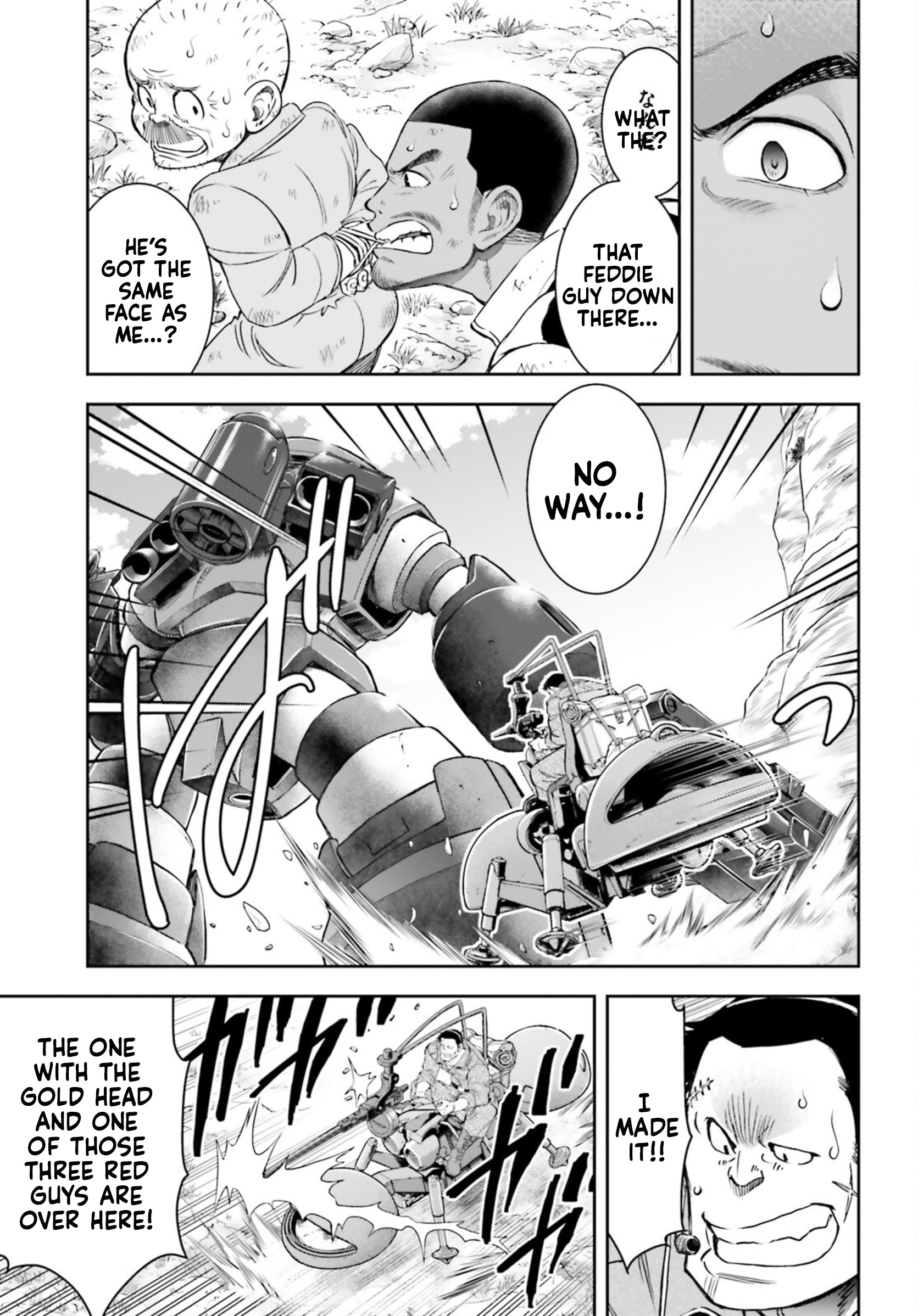 Mobile Suit Gundam: Red Giant 03Rd Ms Team - Vol.3 Chapter 11: Three Giant Stars, Lost