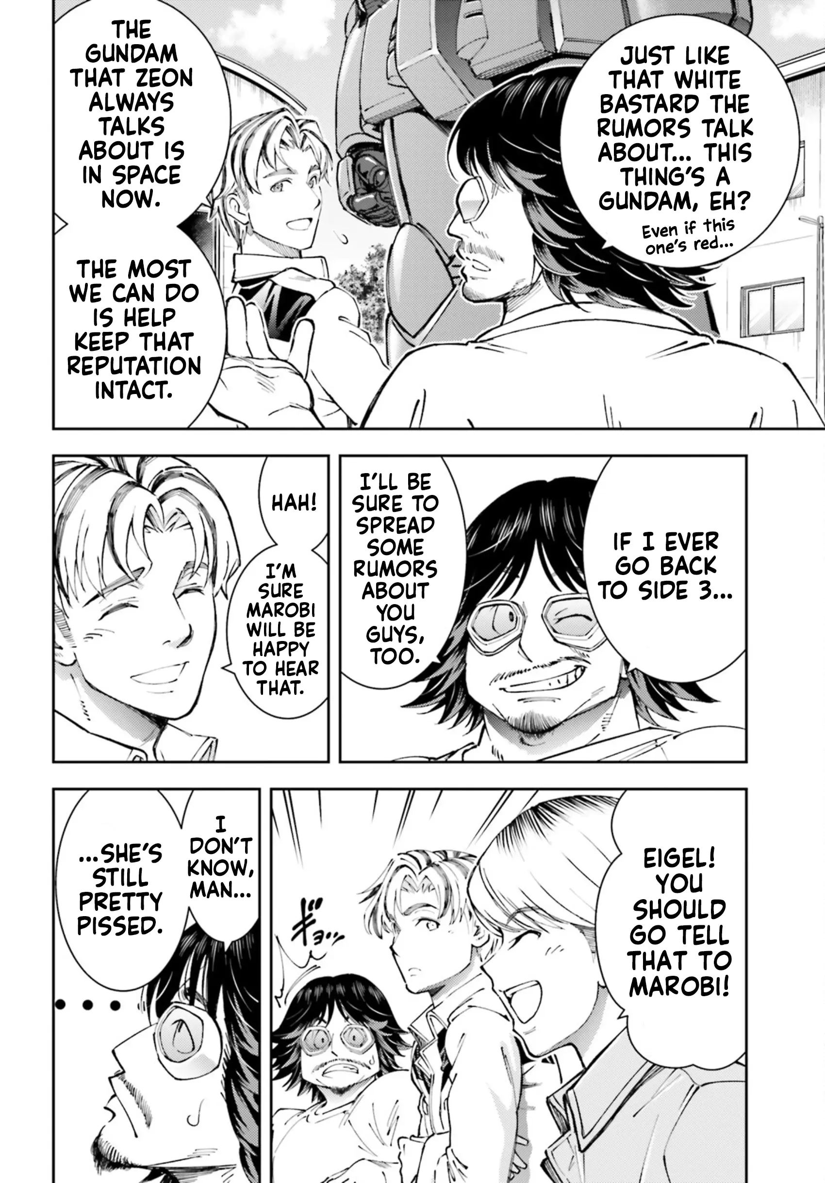 Mobile Suit Gundam: Red Giant 03Rd Ms Team - Vol.4 Chapter 17: Baby's Future