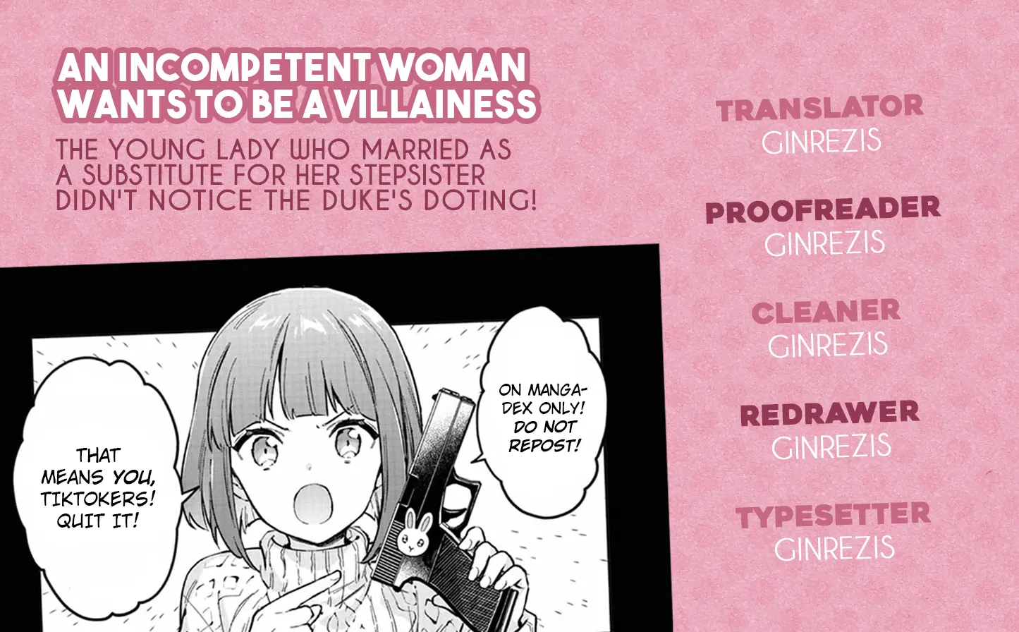 An Incompetent Woman Wants To Be A Villainess ~The Young Lady Who Married As A Substitute For Her Stepsister Didn't Notice The Duke's Doting~ - Vol.3 Chapter 11: Dear Sir/ Madam