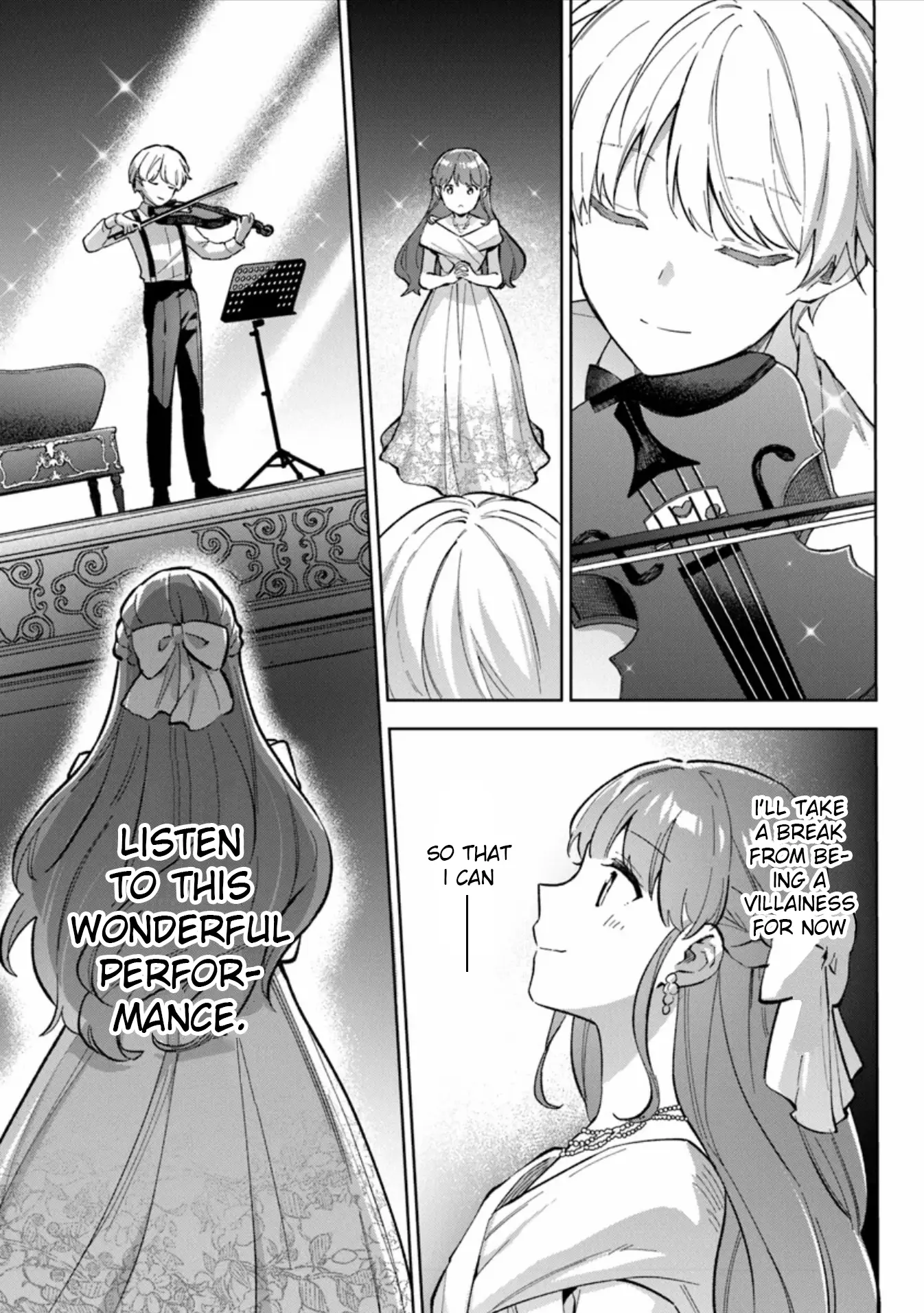 An Incompetent Woman Wants To Be A Villainess ~The Young Lady Who Married As A Substitute For Her Stepsister Didn't Notice The Duke's Doting~ - Vol.2 Chapter 10: At The Salon Concert (Part 2)