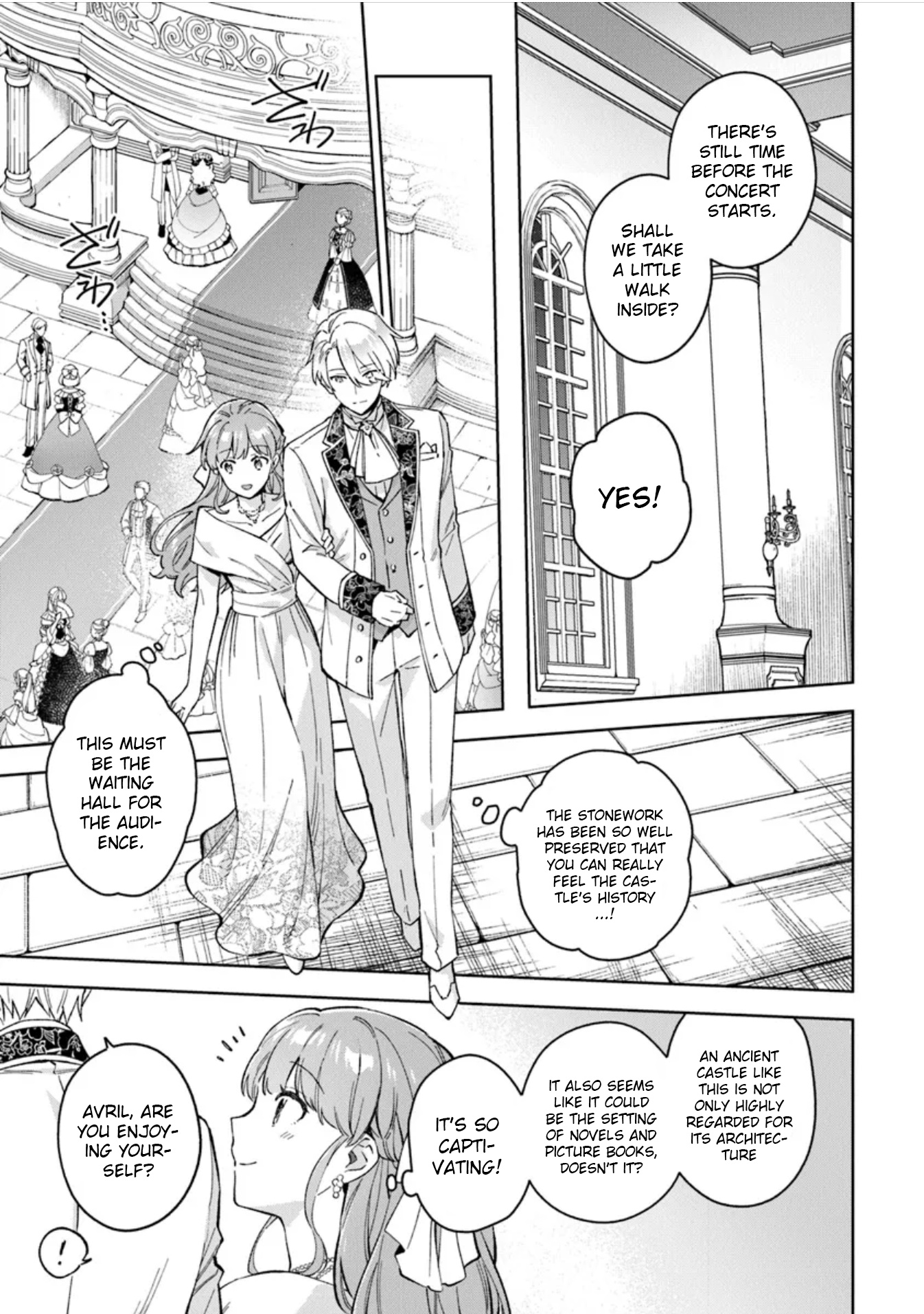 An Incompetent Woman Wants To Be A Villainess ~The Young Lady Who Married As A Substitute For Her Stepsister Didn't Notice The Duke's Doting~ - Vol.2 Chapter 9: At The Salon Concert