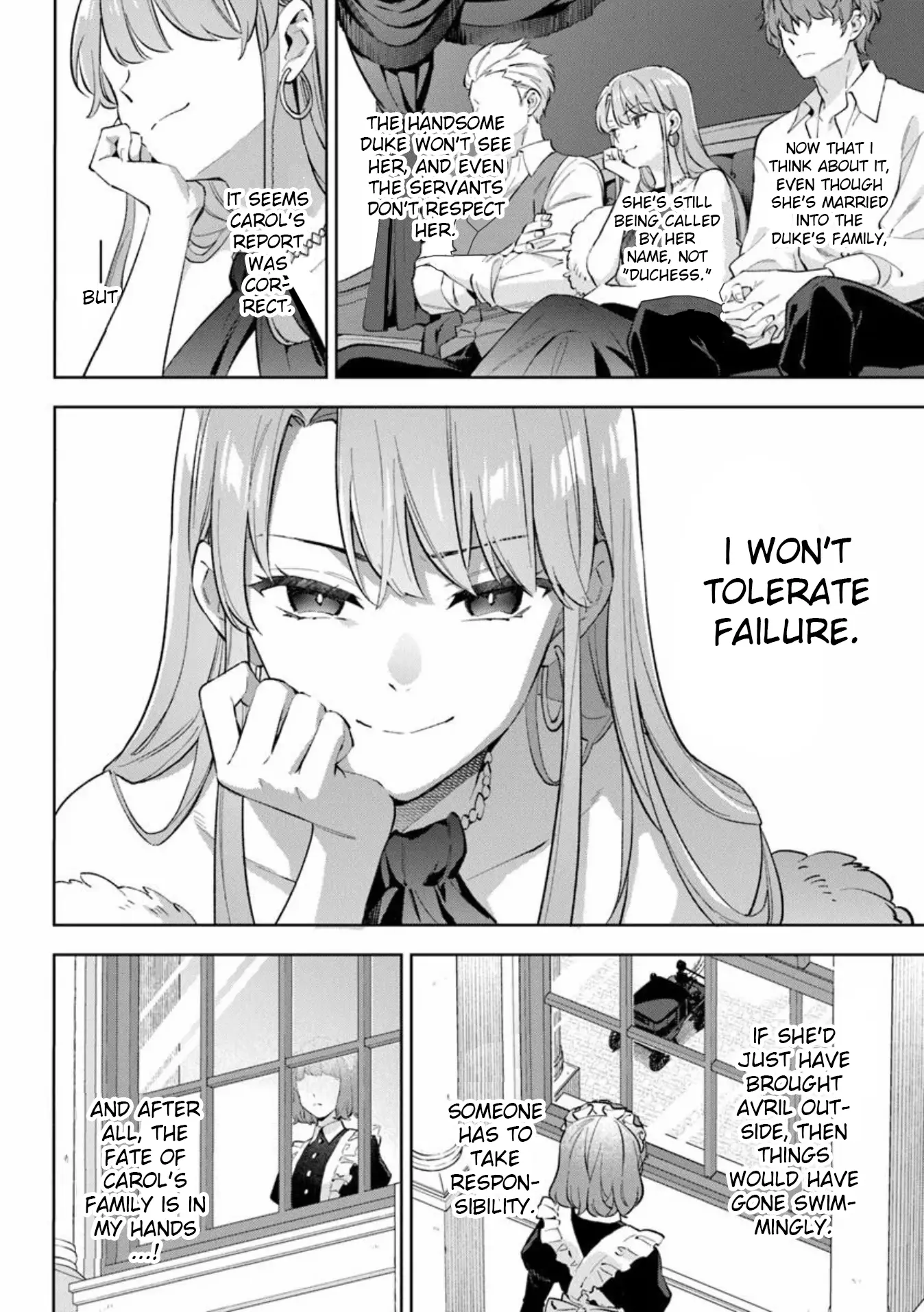 An Incompetent Woman Wants To Be A Villainess ~The Young Lady Who Married As A Substitute For Her Stepsister Didn't Notice The Duke's Doting~ - Vol.3 Chapter 13: The Villainess's Conspiracy