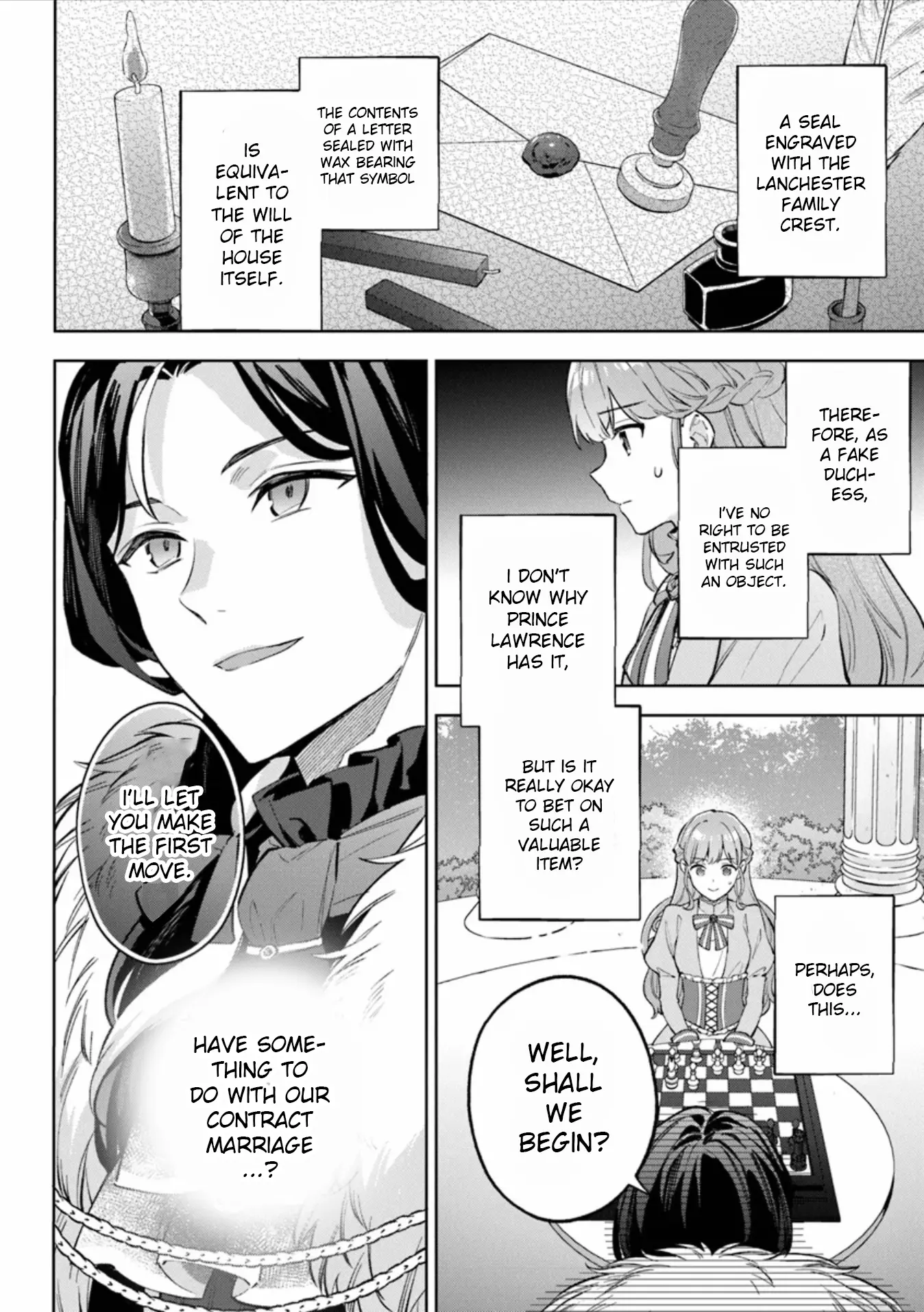 An Incompetent Woman Wants To Be A Villainess ~The Young Lady Who Married As A Substitute For Her Stepsister Didn't Notice The Duke's Doting~ - Vol.3 Chapter 12: The Villainess's Secret