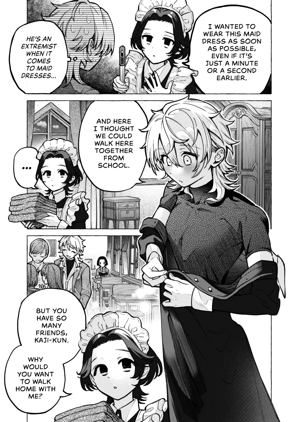 Can Boys Be Cute In Maid Dresses Too? - Chapter 2: (Short Story 2) - Highschool Boys Who Wear Maid Dresses At Work