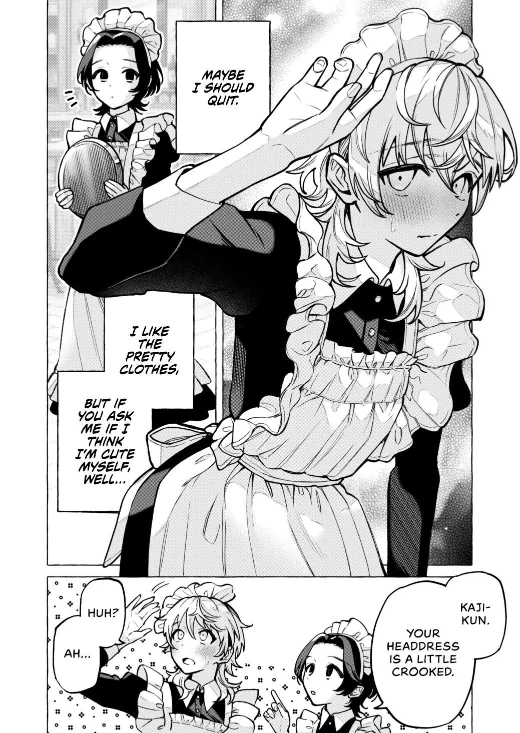 Can Boys Be Cute In Maid Dresses Too? - Chapter 1: (Short Story 1) - Highschool Boys Who Wear Maid Dresses At Work