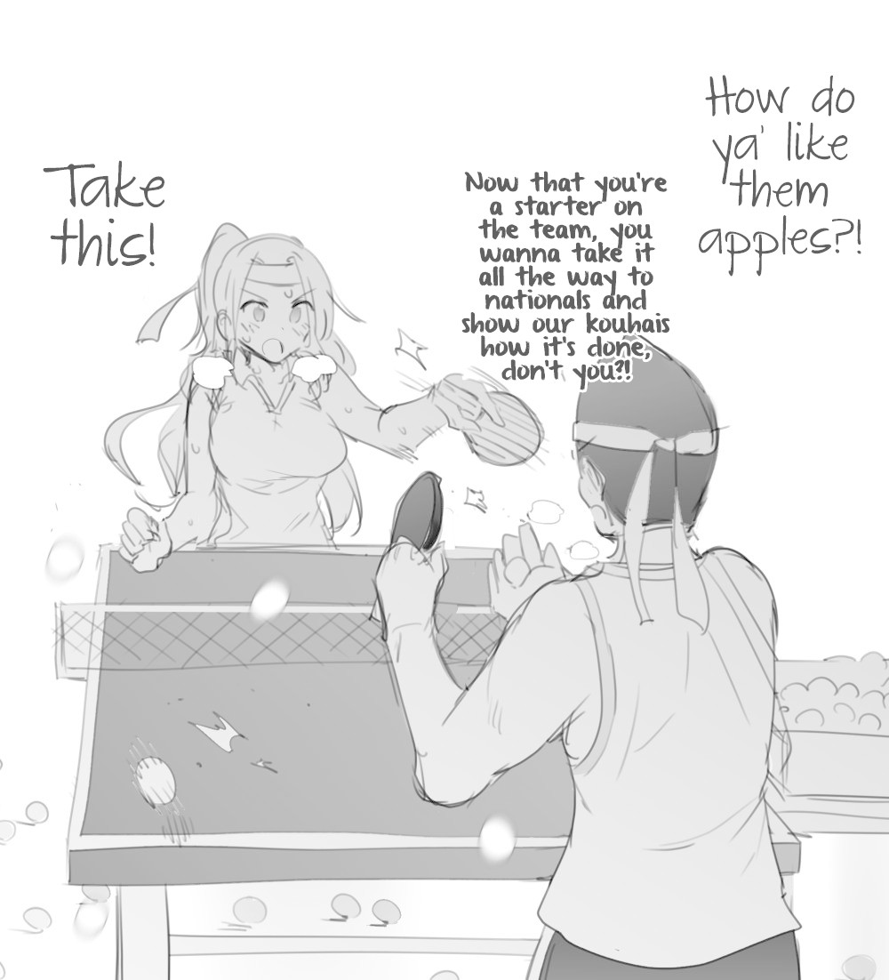 A Kind World - Chapter 6: Lately I’ve Gotten Really Into After-School Practice With Senpai