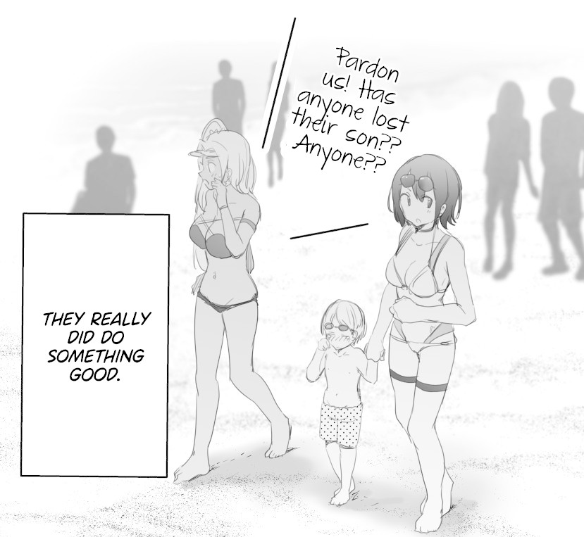 A Kind World - Chapter 5: The Onee-Sans Do Something Good For A Young Boy Lost At The Beach