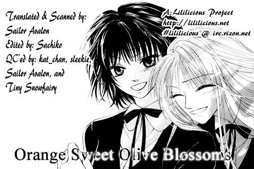 Orange Sweet Olive Blossoms - Vol.0 Chapter 0 : Orange Sweet Olive Blossoms