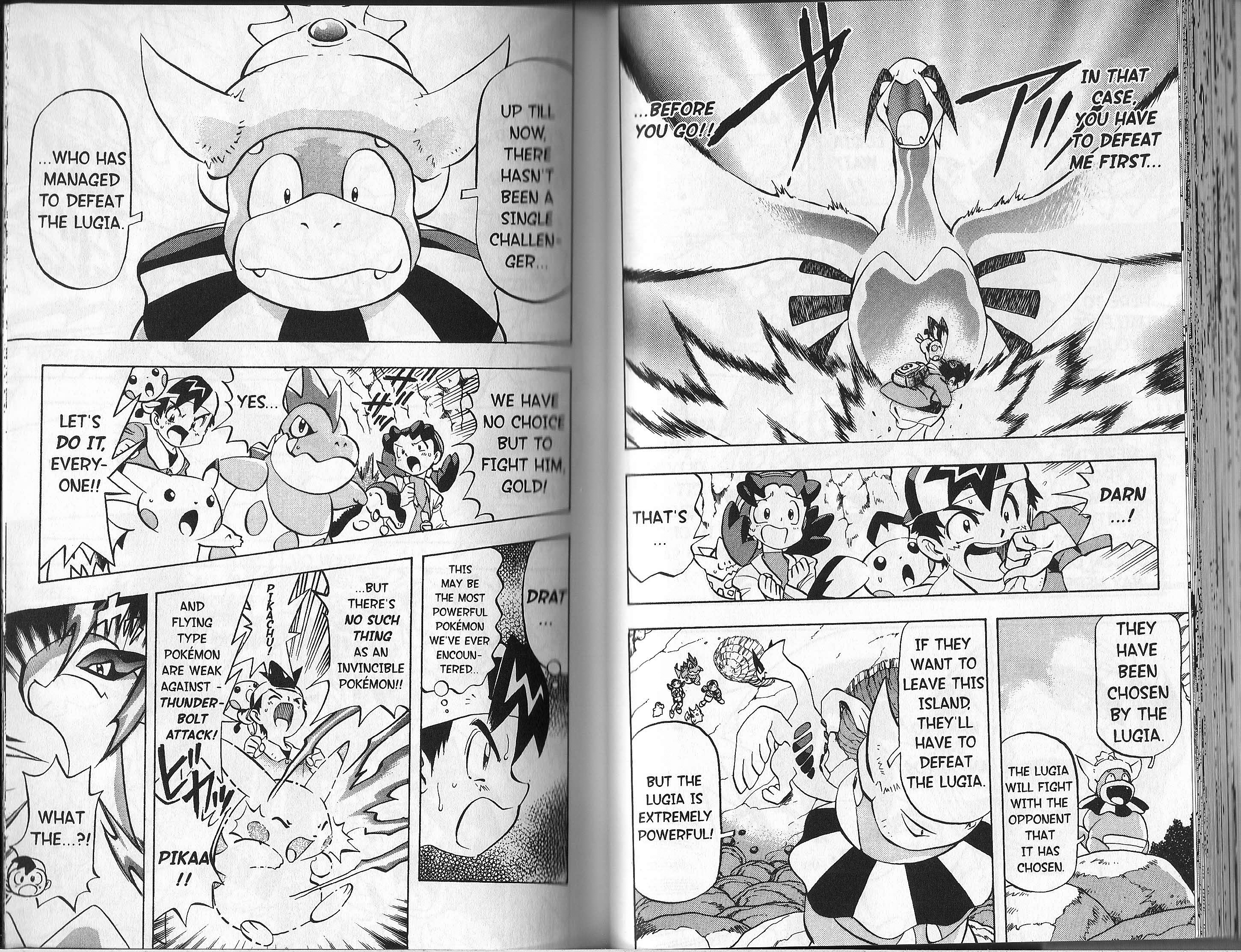 Pocket Monster Kin Gin: Golden Boys - Vol.3 Chapter 20: A Serious Crisis!! The Battle With Lugia!