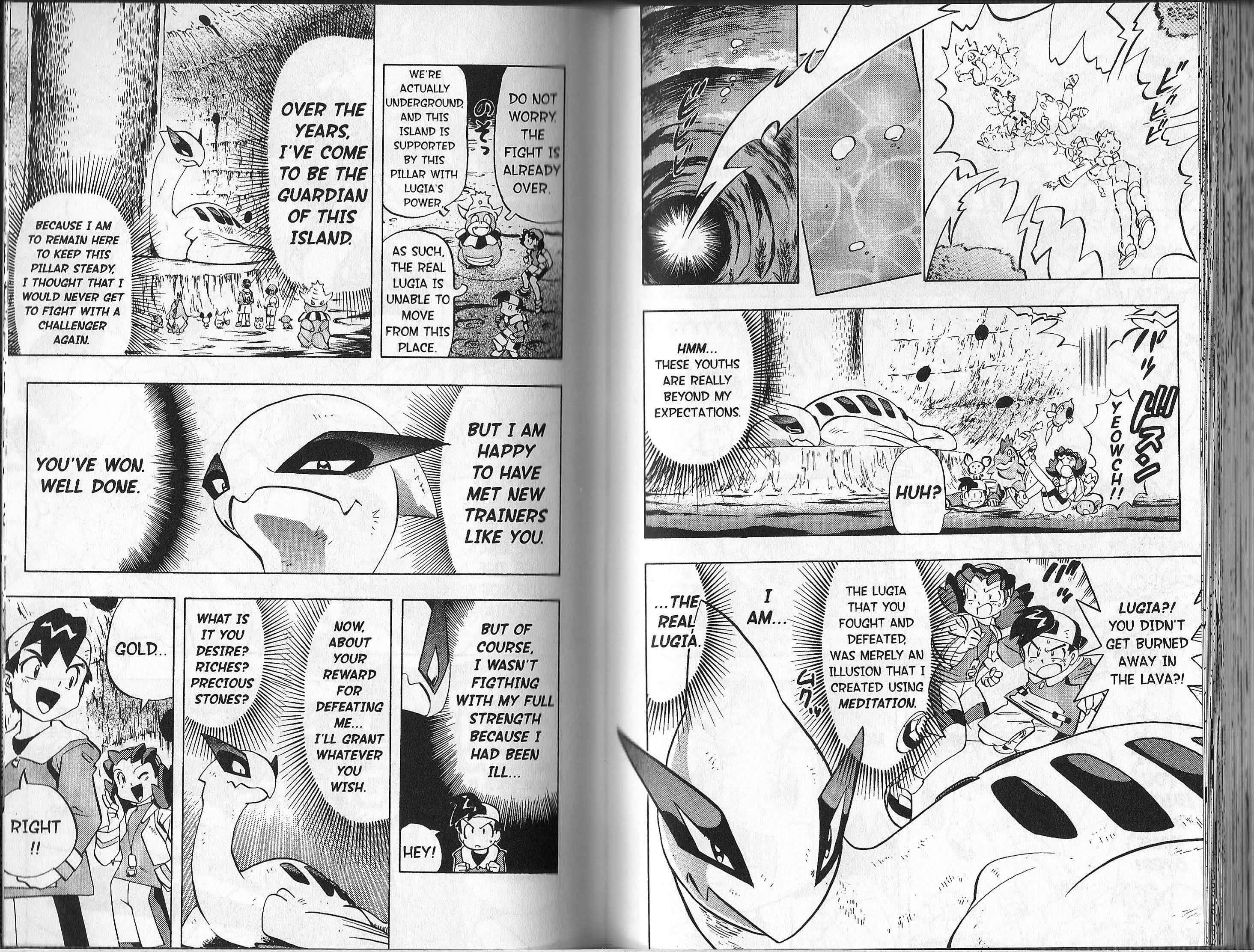 Pocket Monster Kin Gin: Golden Boys - Vol.3 Chapter 20: A Serious Crisis!! The Battle With Lugia!