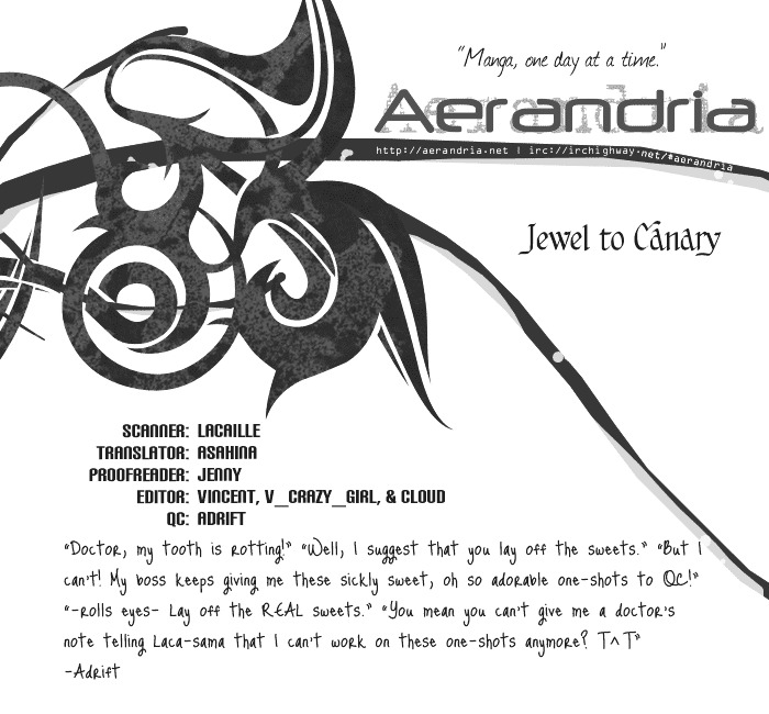 Jewel And Canary - Chapter -One-Shot: : Read Online