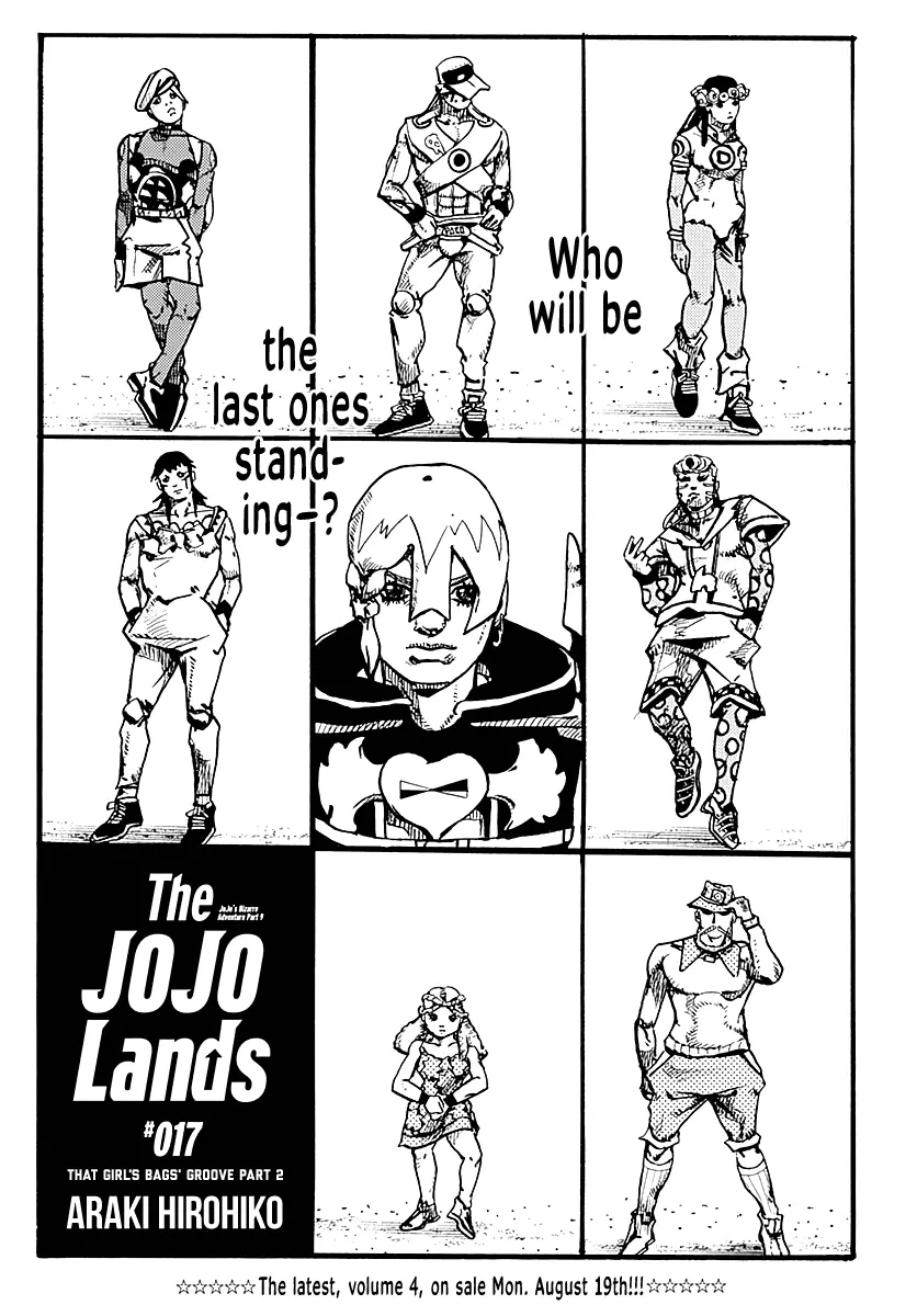 Jojo's Bizarre Adventure Part 9 - The Jojolands - Chapter 17: That Girl's Bags' Groove Part 2