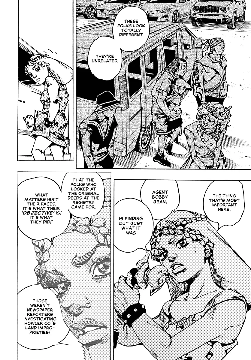 Jojo's Bizarre Adventure Part 9 - The Jojolands - Chapter 17: That Girl's Bags' Groove Part 2