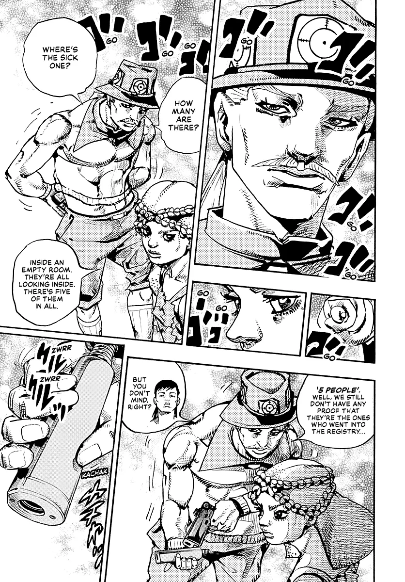 Jojo's Bizarre Adventure Part 9 - The Jojolands - Chapter 17: That Girl's Bags' Groove Part 2