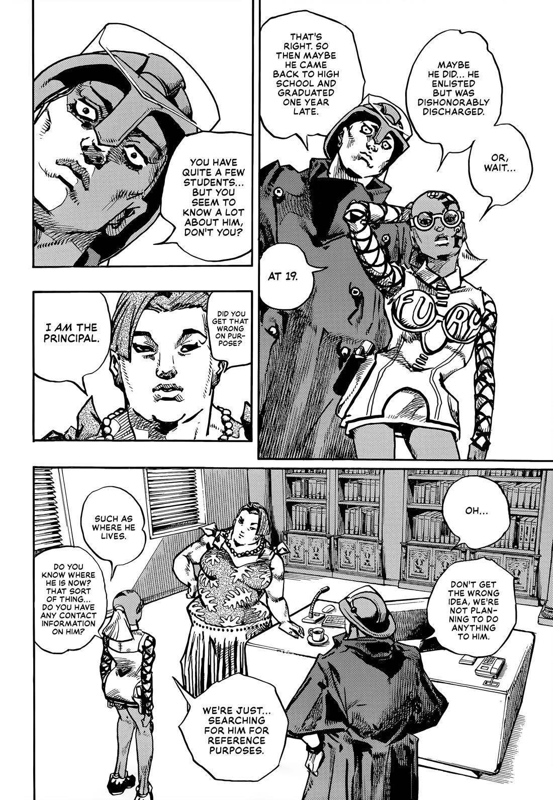 Jojo's Bizarre Adventure Part 9 - The Jojolands - Chapter 22: Dolphin Bank's Debt Collection Part 1