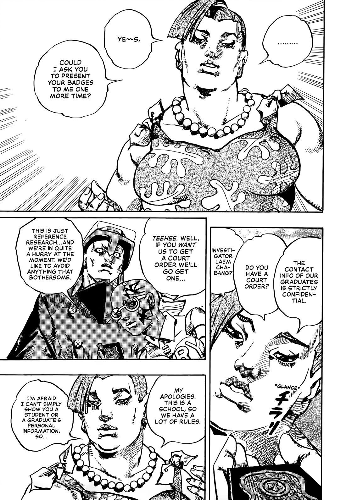 Jojo's Bizarre Adventure Part 9 - The Jojolands - Chapter 22: Dolphin Bank's Debt Collection Part 1