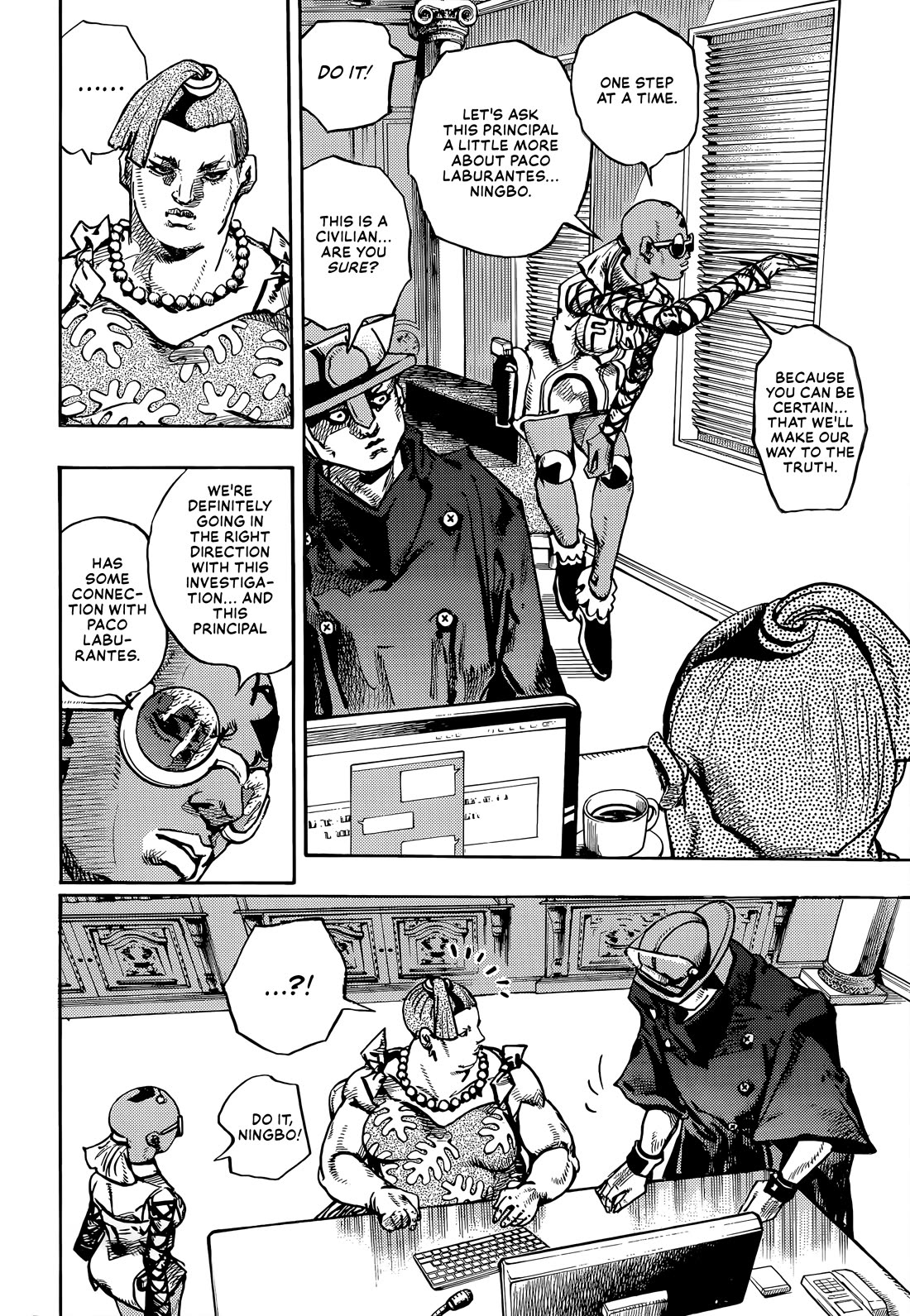 Jojo's Bizarre Adventure Part 9 - The Jojolands - Chapter 22: Dolphin Bank's Debt Collection Part 1