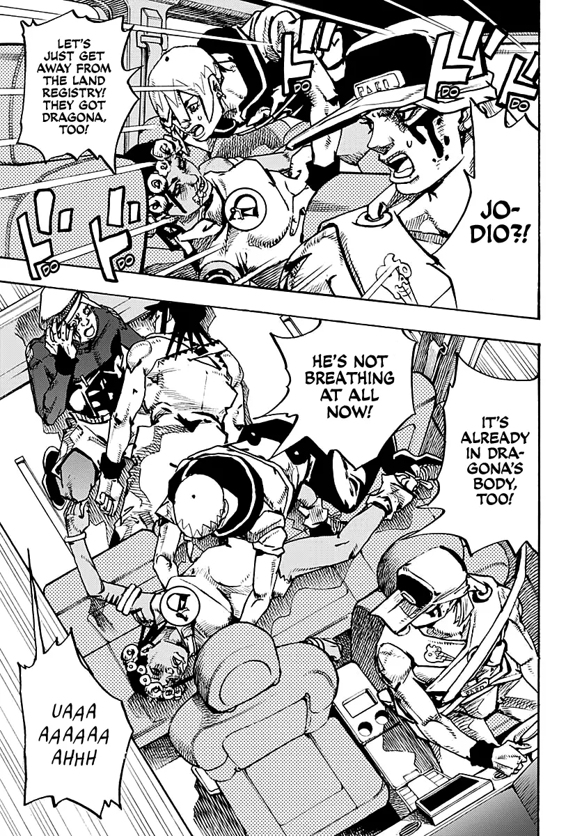 Jojo's Bizarre Adventure Part 9 - The Jojolands - Chapter 16: That Girl's Bags' Groove Part 1