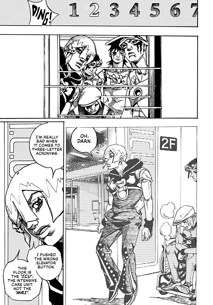 Jojo's Bizarre Adventure Part 9 - The Jojolands - Chapter 16: That Girl's Bags' Groove Part 1