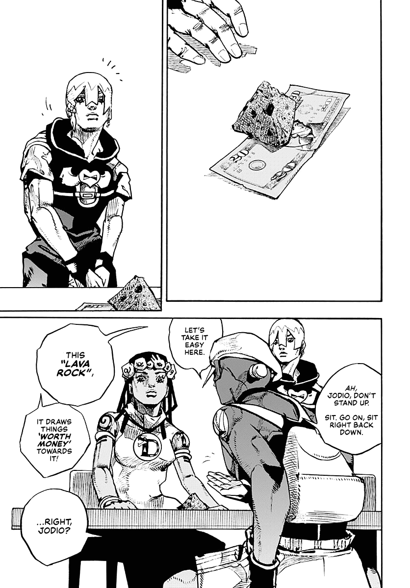 Jojo's Bizarre Adventure Part 9 - The Jojolands - Chapter 8: Let's Go Look At Luxury Watches