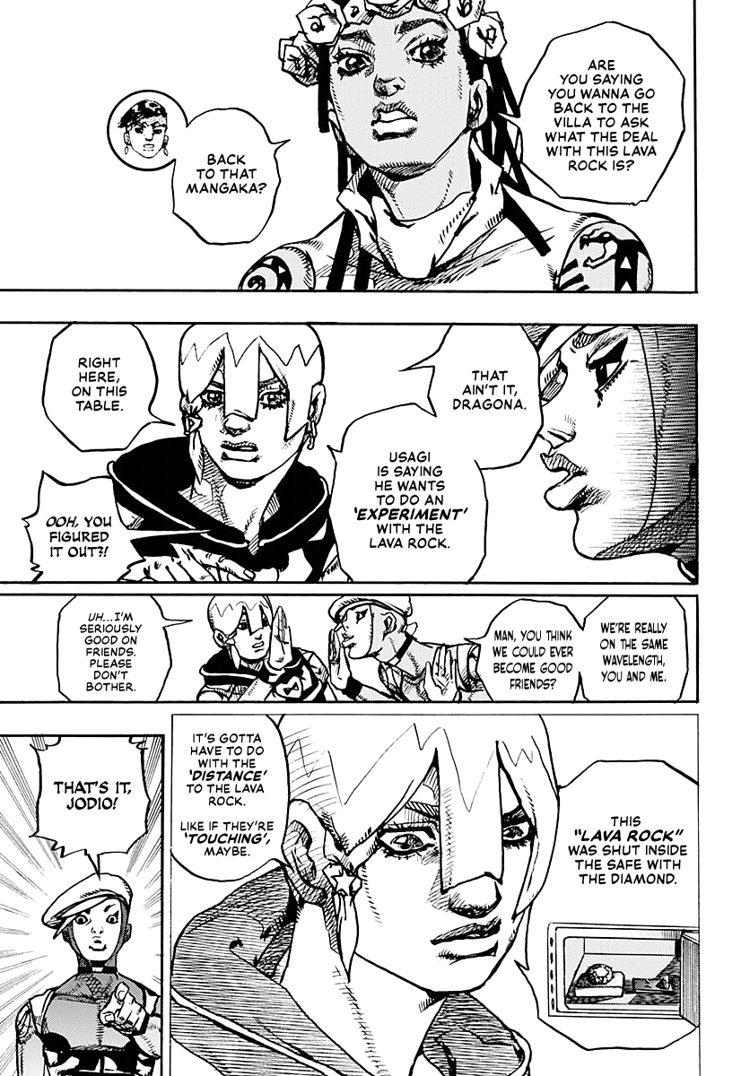 Jojo's Bizarre Adventure Part 9 - The Jojolands - Chapter 8: Let's Go Look At Luxury Watches