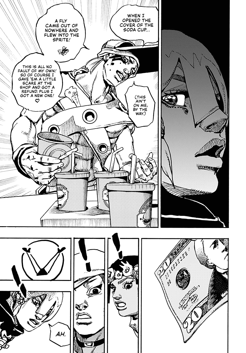 Jojo's Bizarre Adventure Part 9 - The Jojolands - Chapter 8: Let's Go Look At Luxury Watches