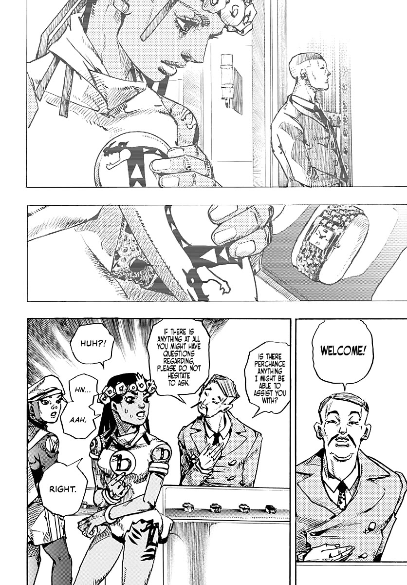 Jojo's Bizarre Adventure Part 9 - The Jojolands - Chapter 8: Let's Go Look At Luxury Watches