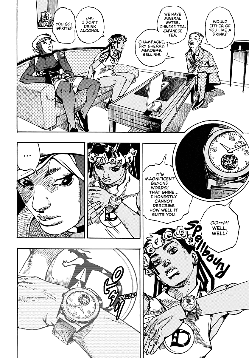 Jojo's Bizarre Adventure Part 9 - The Jojolands - Chapter 8: Let's Go Look At Luxury Watches