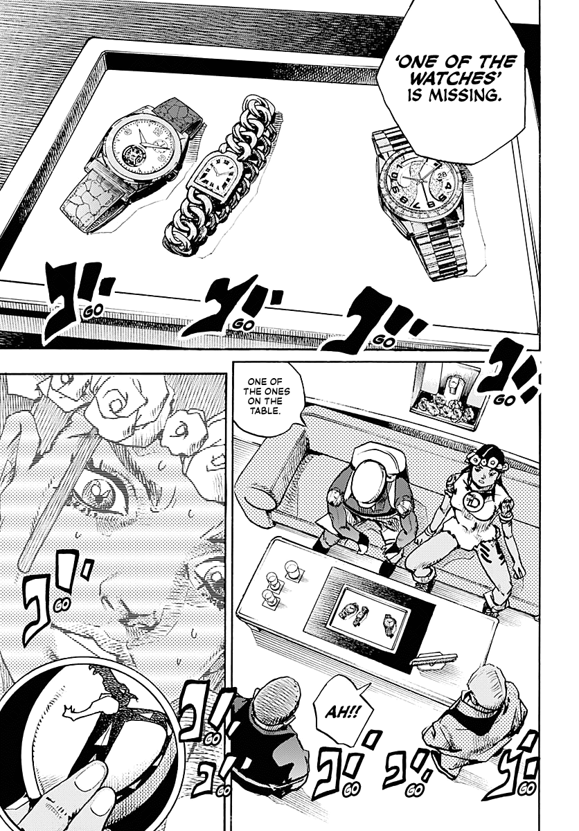 Jojo's Bizarre Adventure Part 9 - The Jojolands - Chapter 8: Let's Go Look At Luxury Watches