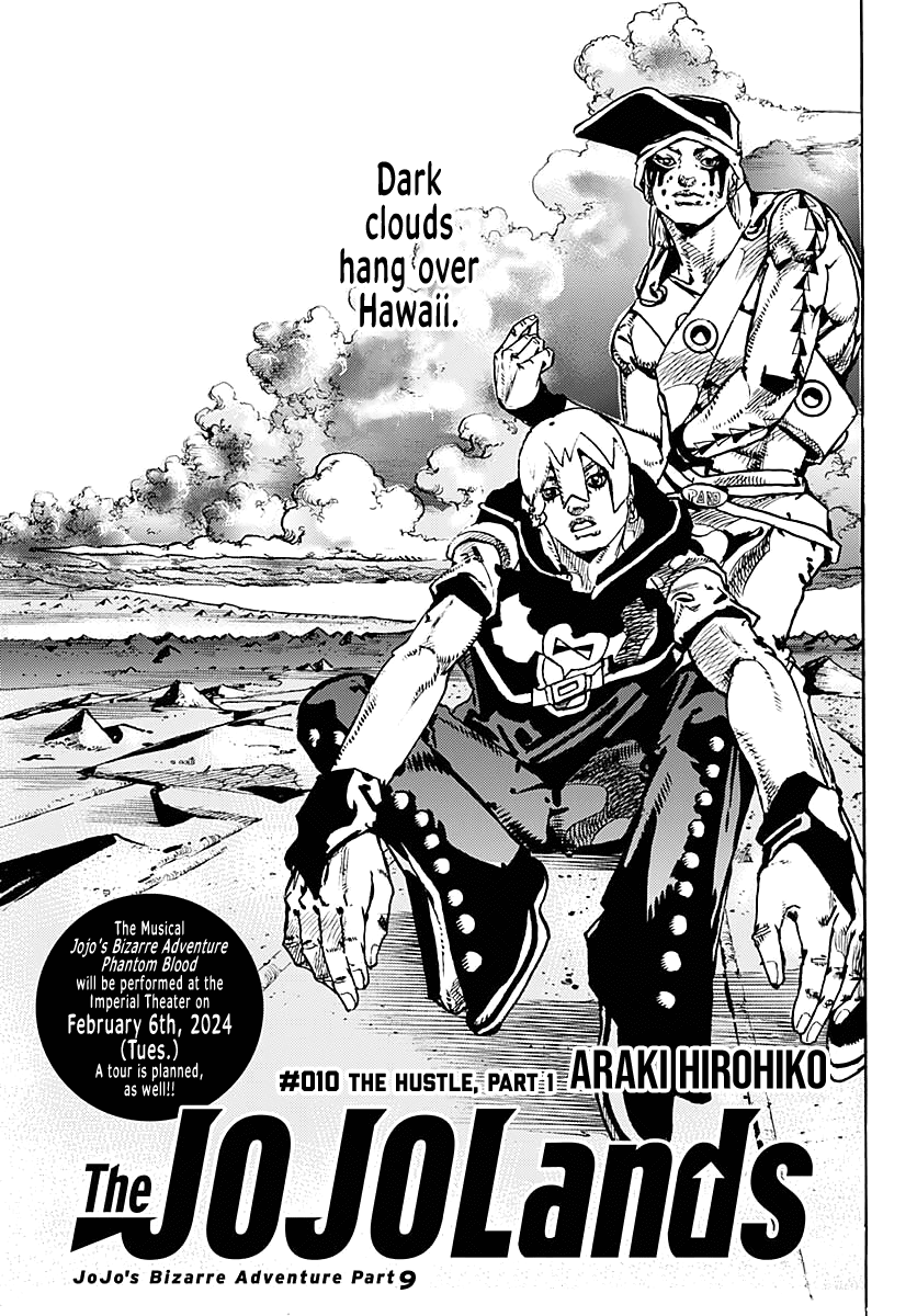 Jojo's Bizarre Adventure Part 9 - The Jojolands - Chapter 10: The Hustle, Part 1