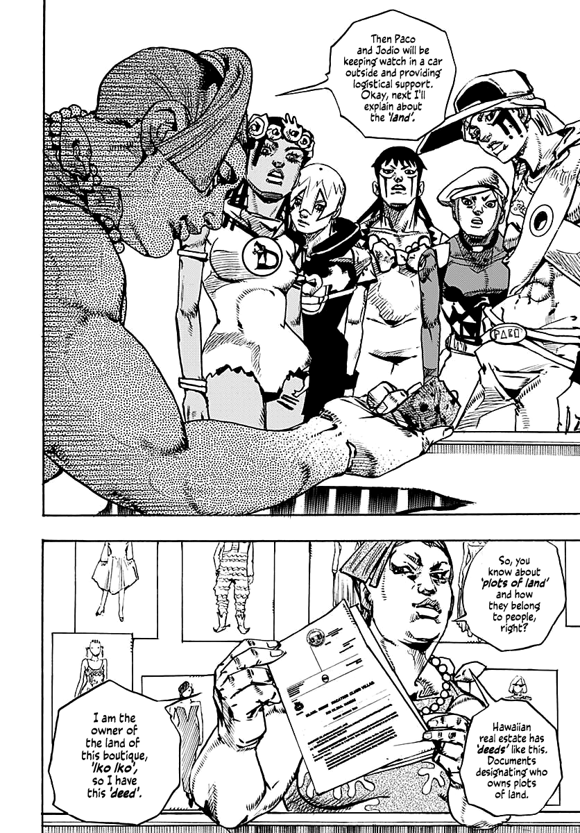 Jojo's Bizarre Adventure Part 9 - The Jojolands - Chapter 14: The Hawaii State Land Registry