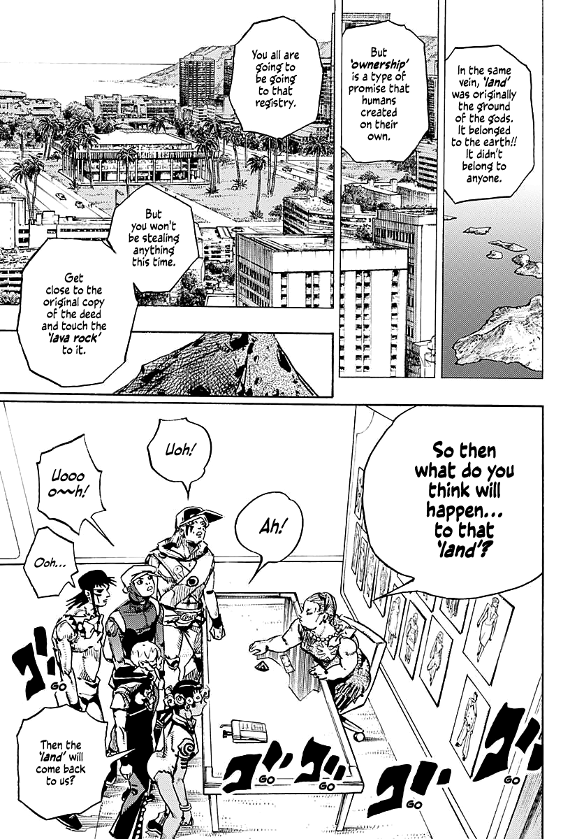 Jojo's Bizarre Adventure Part 9 - The Jojolands - Chapter 14: The Hawaii State Land Registry