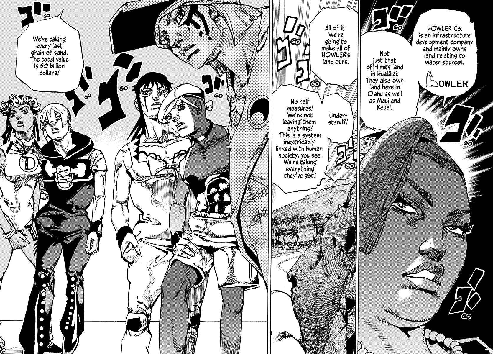 Jojo's Bizarre Adventure Part 9 - The Jojolands - Chapter 14: The Hawaii State Land Registry