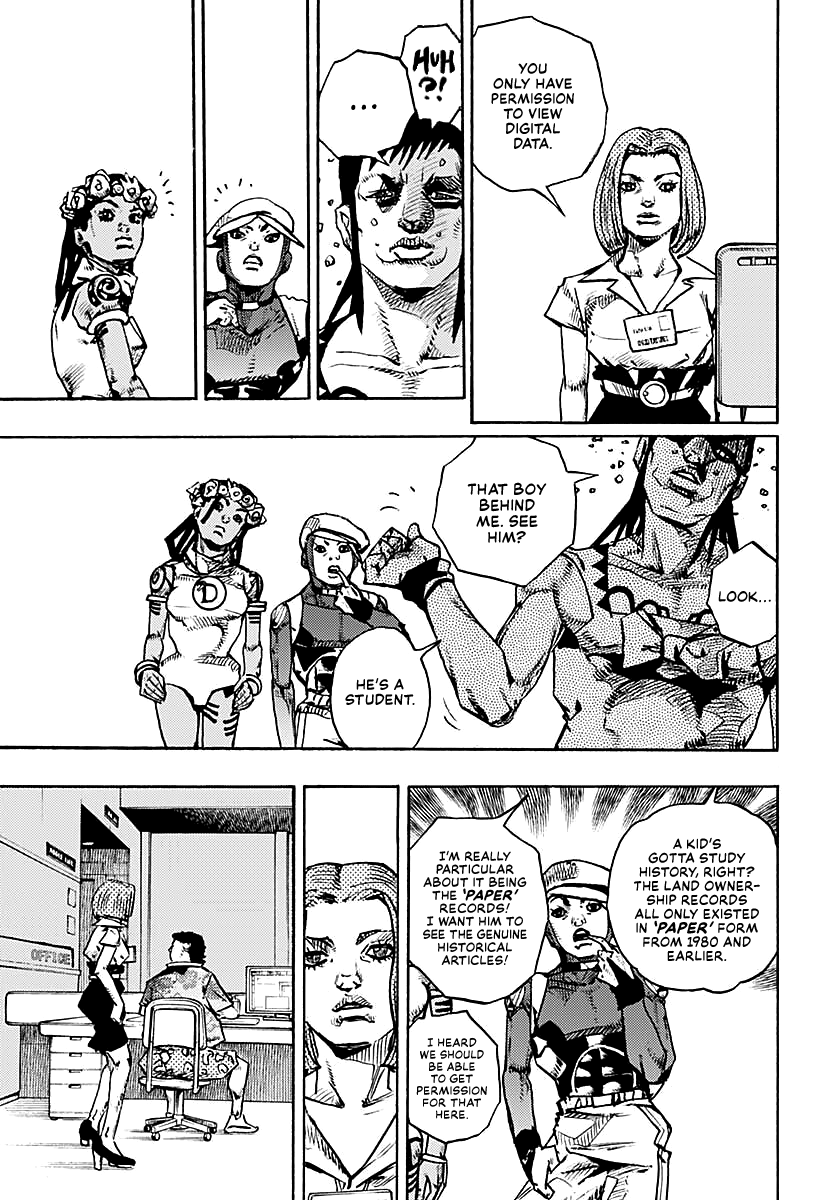 Jojo's Bizarre Adventure Part 9 - The Jojolands - Chapter 14: The Hawaii State Land Registry