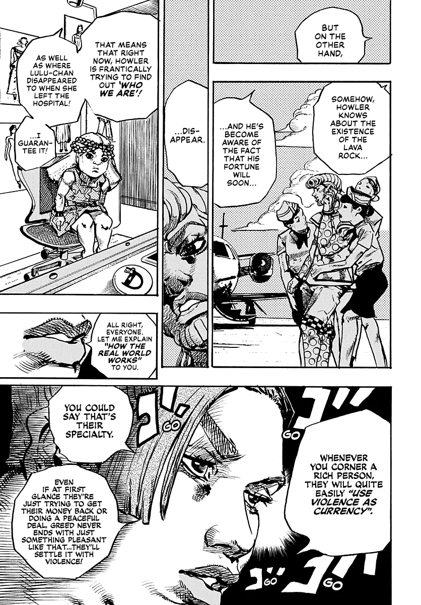 Jojo's Bizarre Adventure Part 9 - The Jojolands - Chapter 21: Howler Co. Impropriety Suspicions