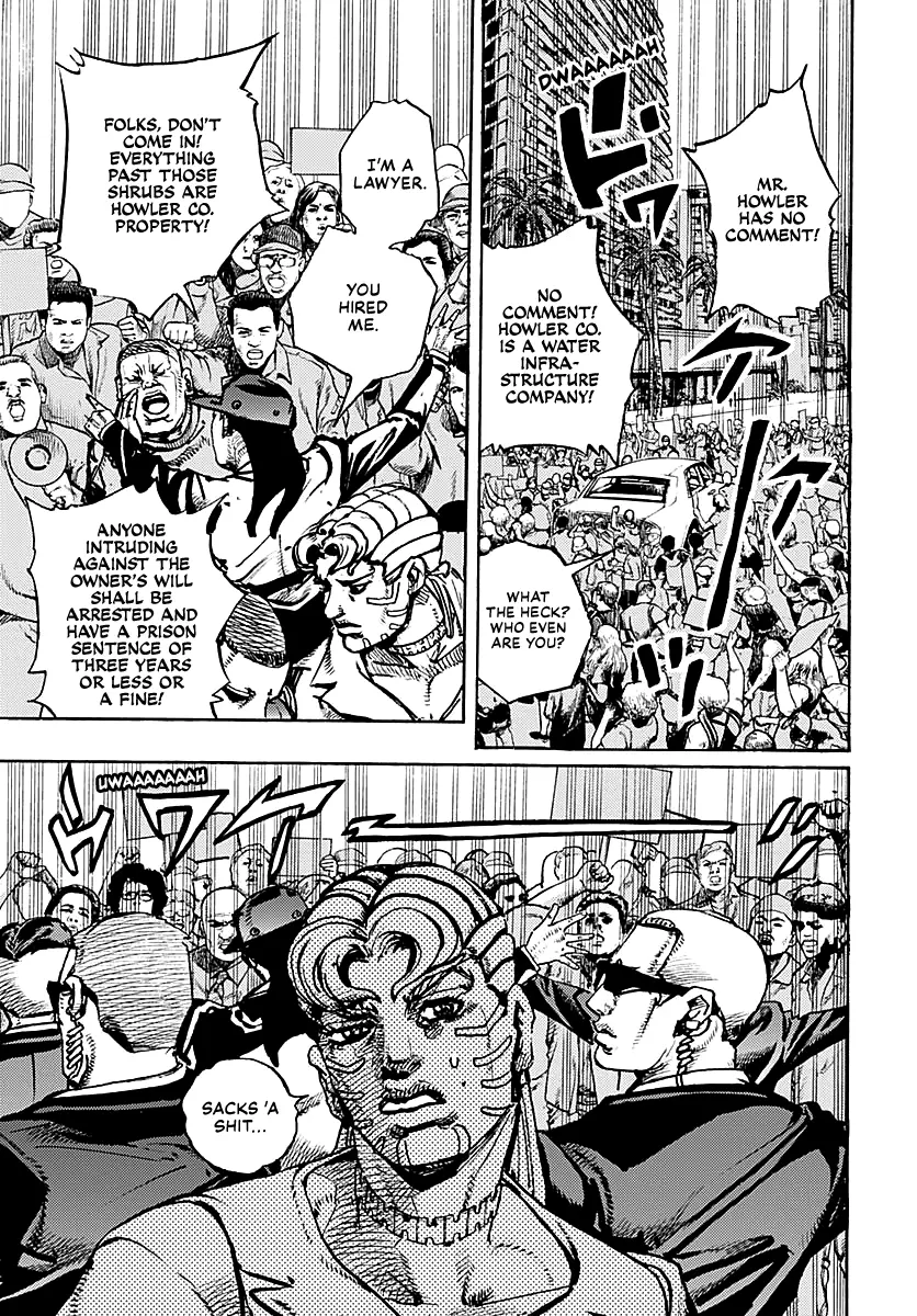 Jojo's Bizarre Adventure Part 9 - The Jojolands - Chapter 21: Howler Co. Impropriety Suspicions