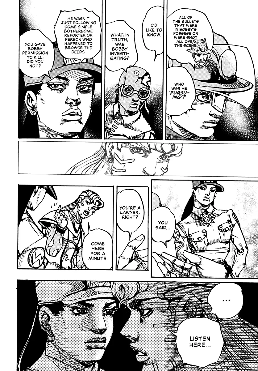 Jojo's Bizarre Adventure Part 9 - The Jojolands - Chapter 21: Howler Co. Impropriety Suspicions