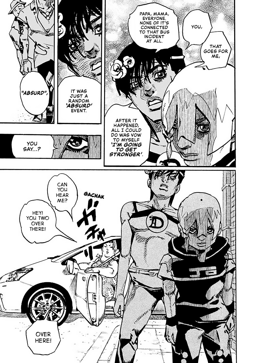 Jojo's Bizarre Adventure Part 9 - The Jojolands - Chapter 13: "The Absurd Event That Happened To Me That Year"