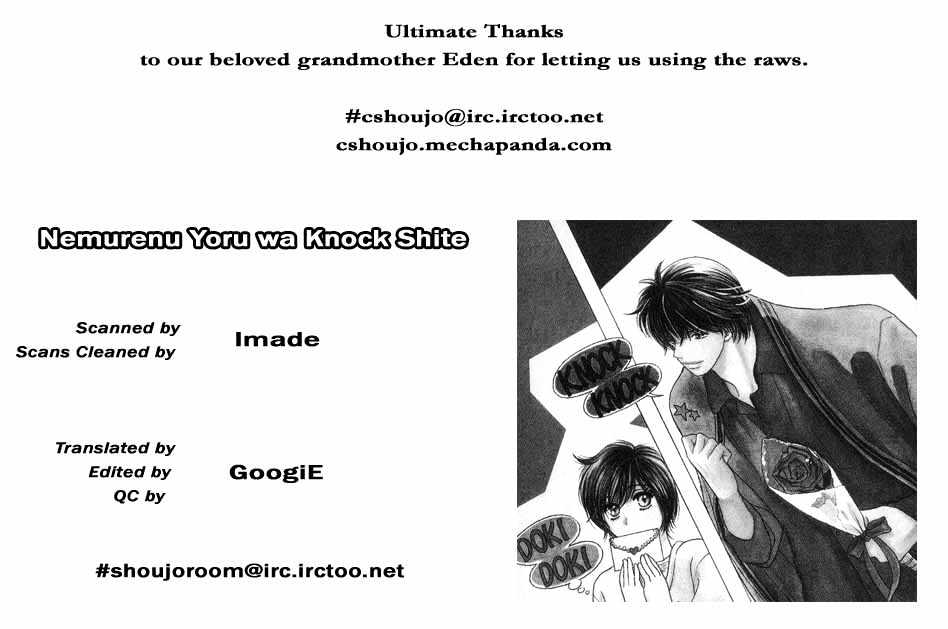 Nemurenu Yoru Wa Knock Shite - Vol.1 Chapter 1 : Nemurenu Yoru Wa Knock Shite