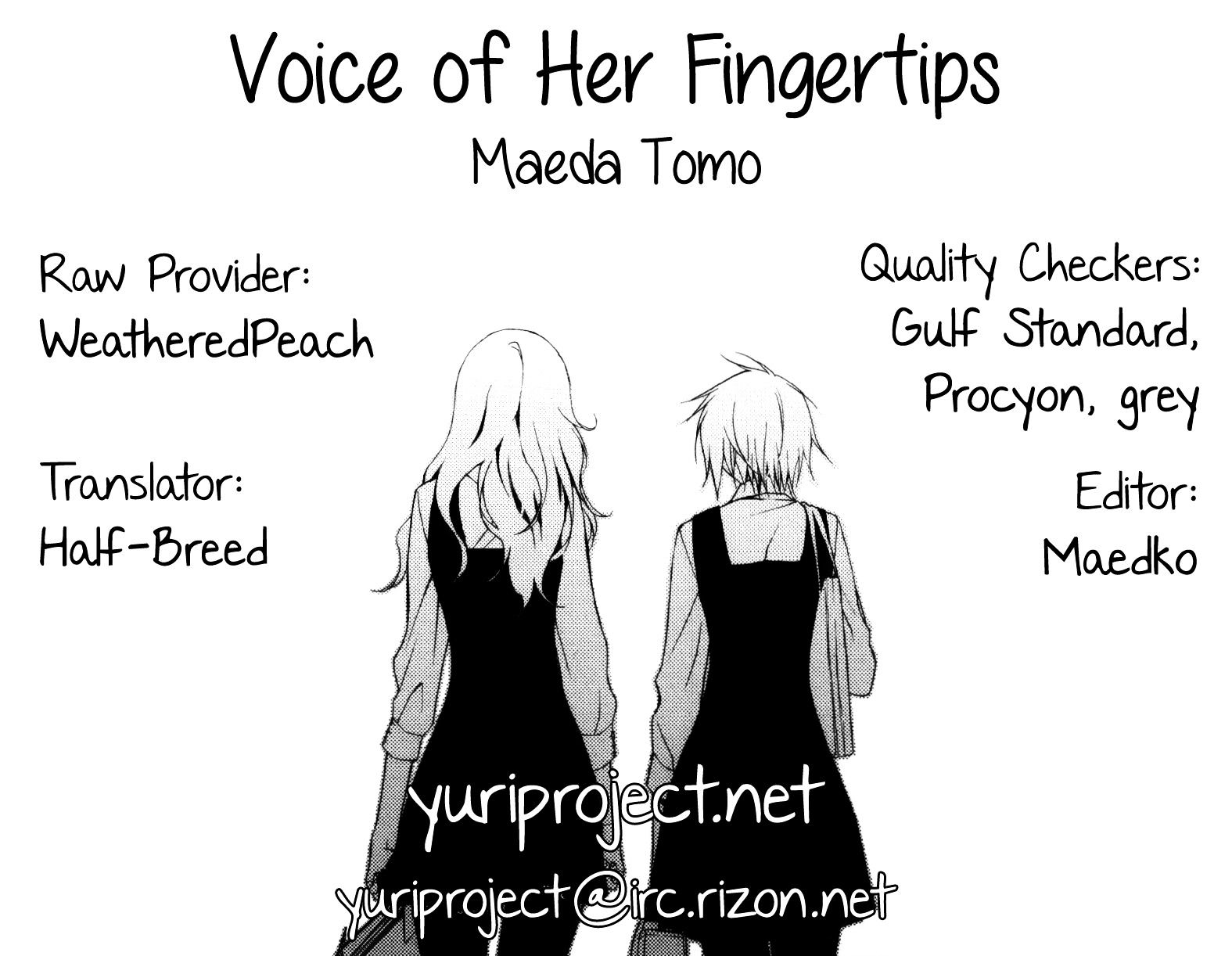 Voice Of Her Fingertips - Chapter 1