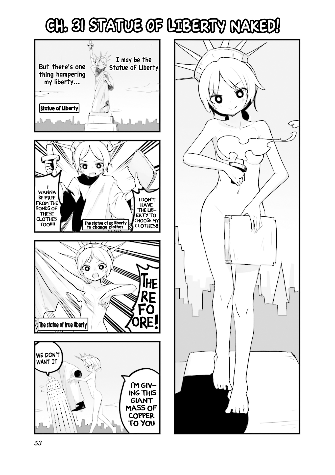 Zenra.zip - Vol.3 Chapter 31: Statue Of Liberty Naked!