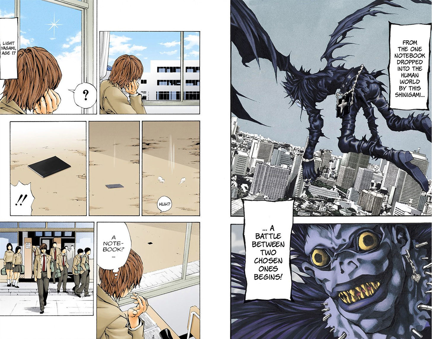 Death Note - Another Note - Los Angeles Bb Renzoku Satsujin Jiken (Novel) - Vol.1 Chapter 1 : Boredom (Official Color Scans)