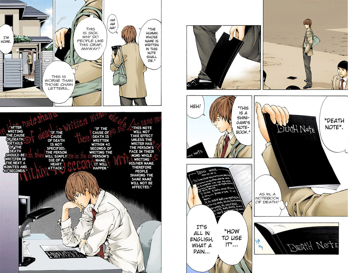 Death Note - Another Note - Los Angeles Bb Renzoku Satsujin Jiken (Novel) - Vol.1 Chapter 1 : Boredom (Official Color Scans)