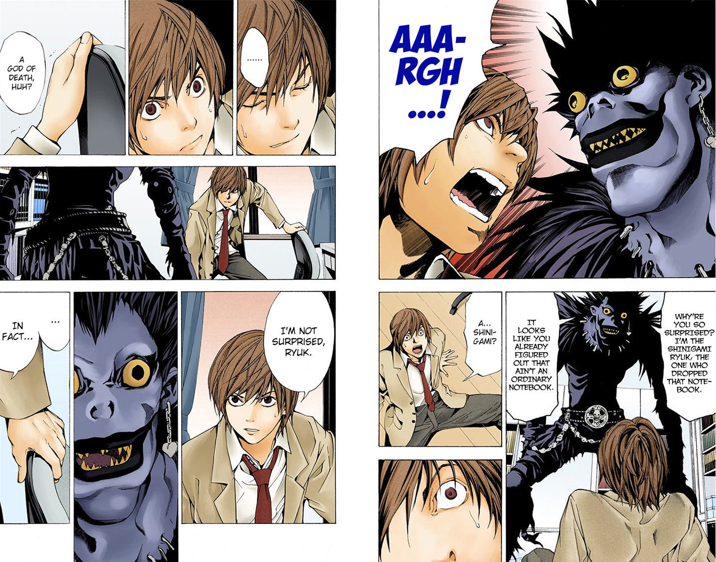 Death Note - Another Note - Los Angeles Bb Renzoku Satsujin Jiken (Novel) - Vol.1 Chapter 1 : Boredom (Official Color Scans)