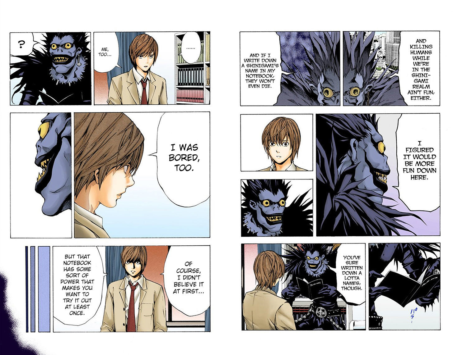 Death Note - Another Note - Los Angeles Bb Renzoku Satsujin Jiken (Novel) - Vol.1 Chapter 1 : Boredom (Official Color Scans)