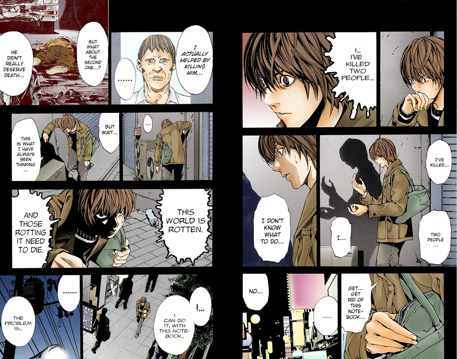 Death Note - Another Note - Los Angeles Bb Renzoku Satsujin Jiken (Novel) - Vol.1 Chapter 1 : Boredom (Official Color Scans)