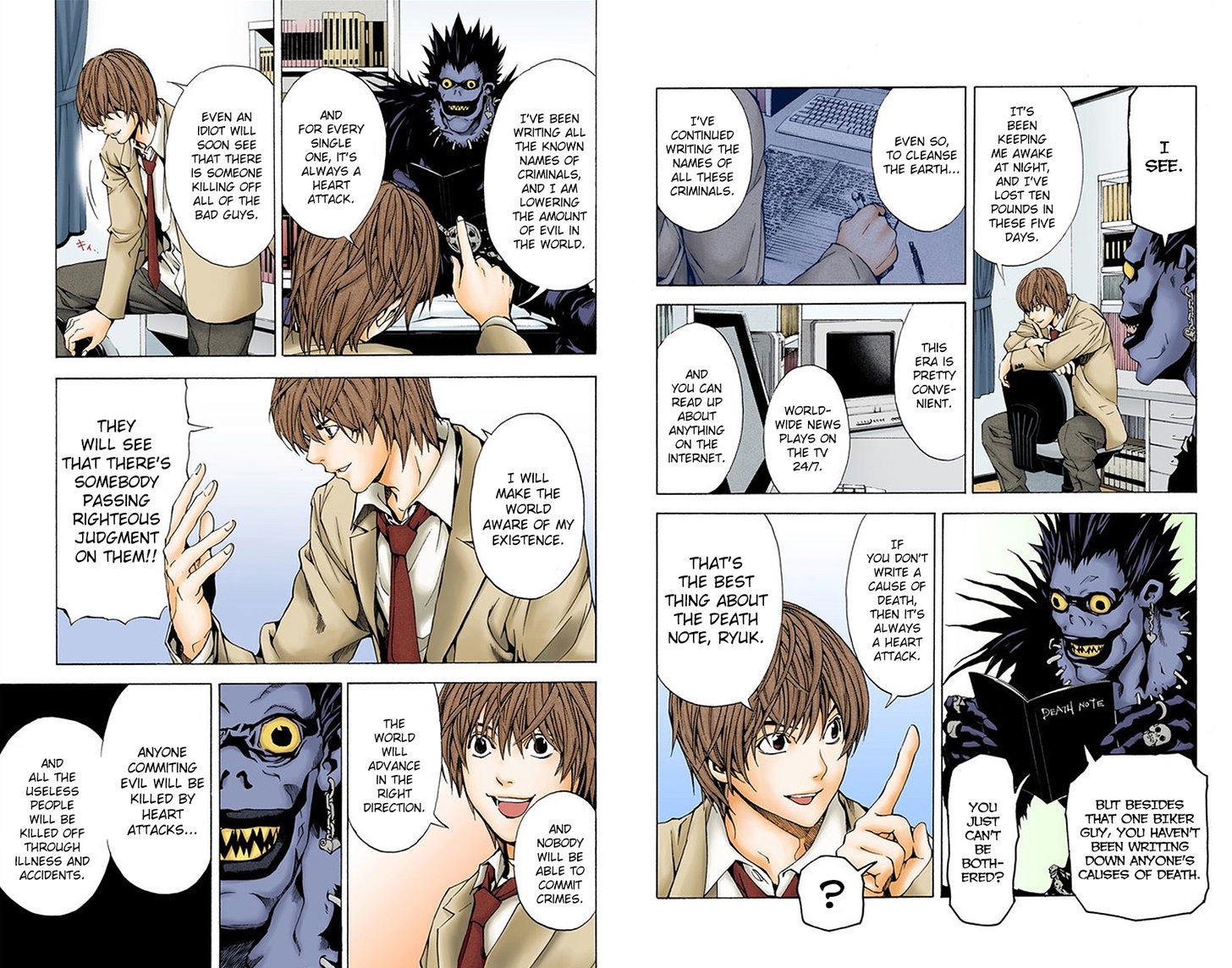 Death Note - Another Note - Los Angeles Bb Renzoku Satsujin Jiken (Novel) - Vol.1 Chapter 1 : Boredom (Official Color Scans)